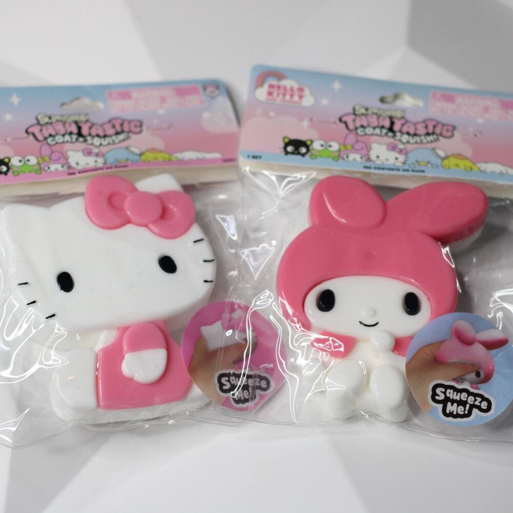 NWT Hello Kitty & Friends TabaTastic Squishy Set Hello Kitty My Melody